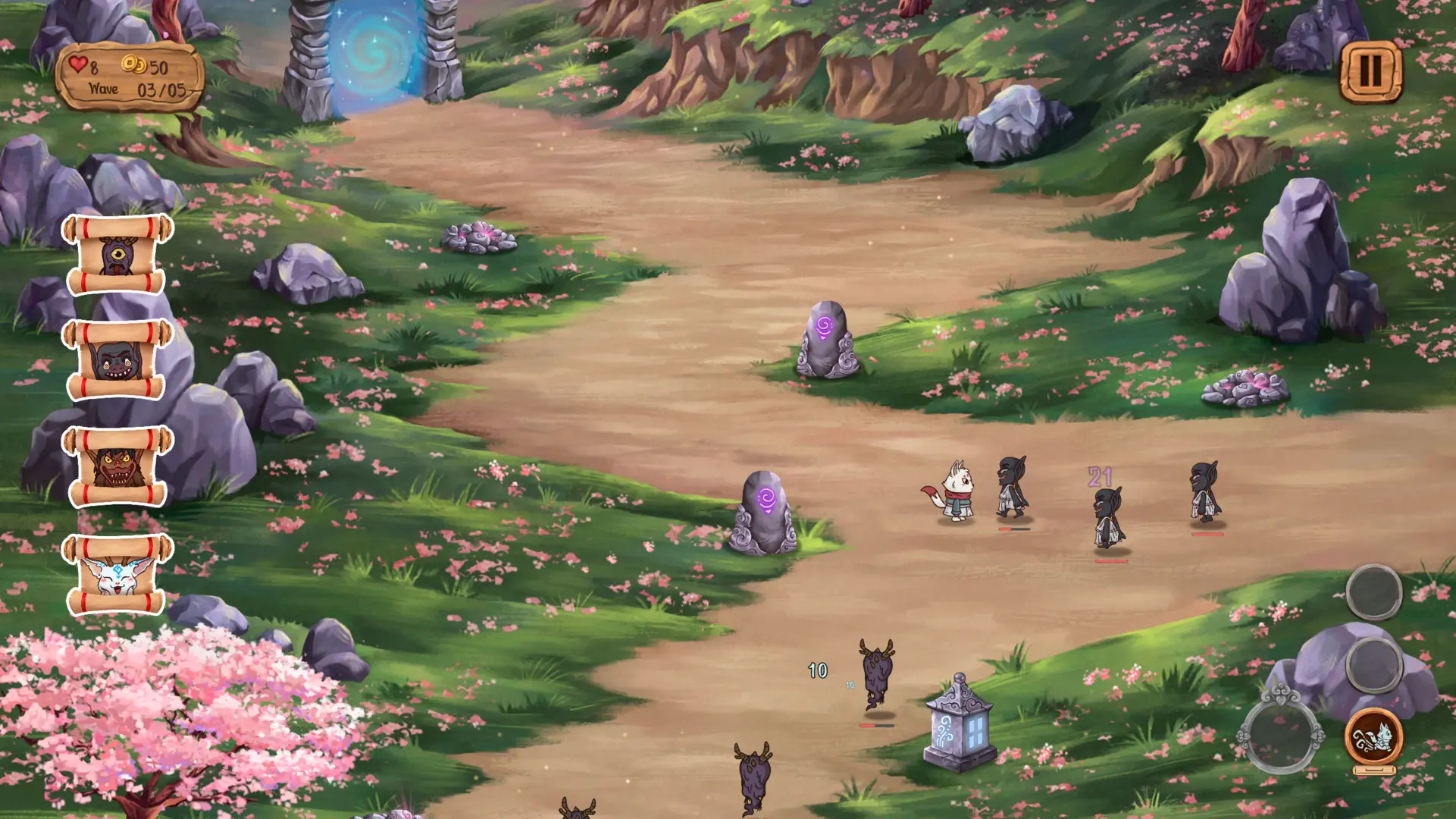 Kitsune’s Path Tower Defense